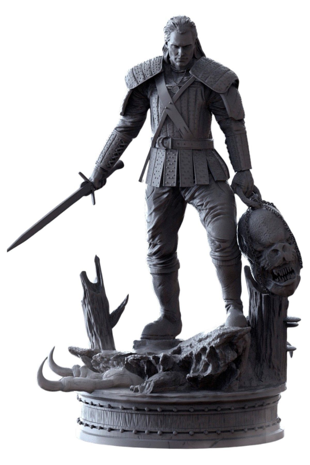 Miyazaki Premium Henry Cavill Geralt Of Rivia Figürü | The Witcher