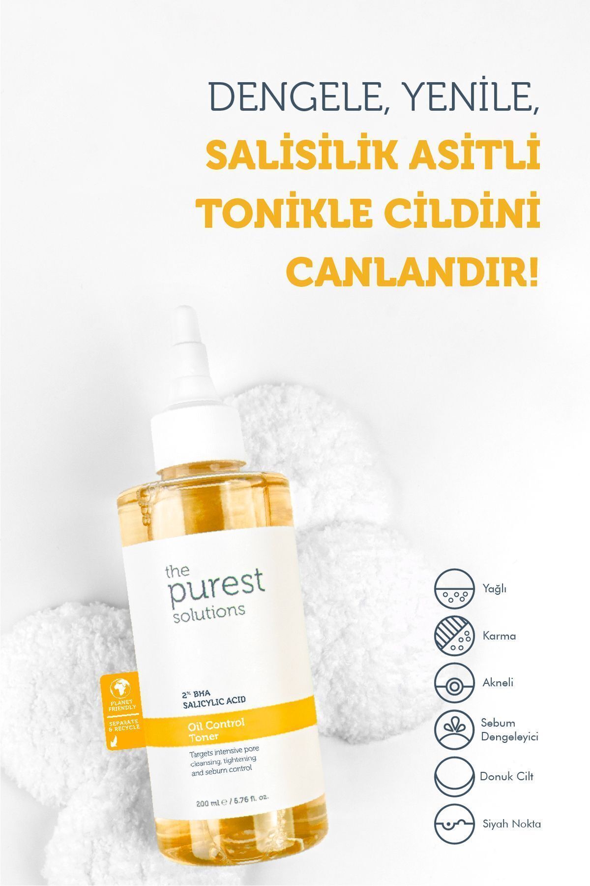 ست مراقبت از پوست ضد سر سیاه برای پوست های چرب و مختلط کمک به کاهش ظاهر منافذ The Purest Solutions