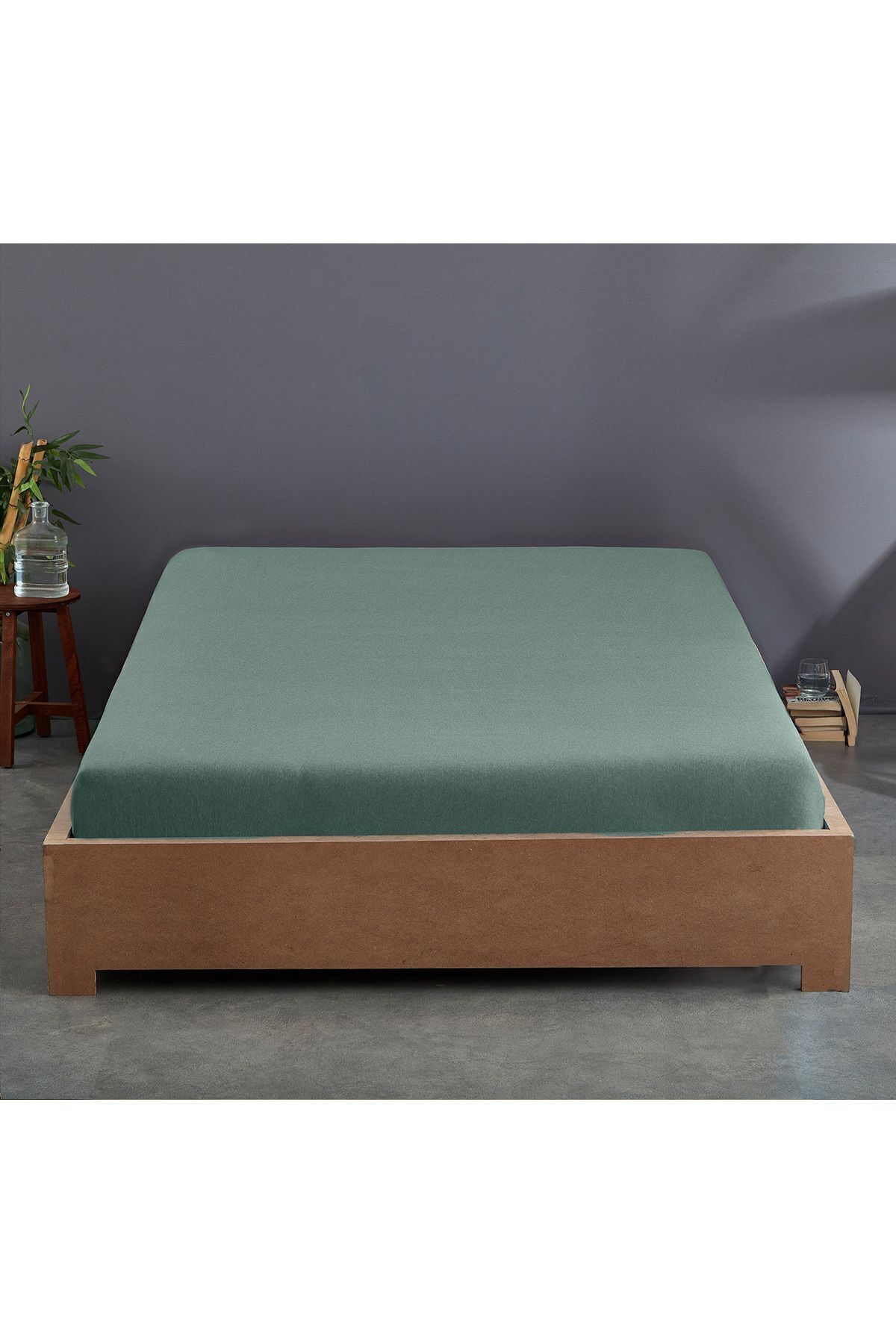 Sabia-Double Organic Cotton Sheet Set - 140X200Cm, 30cm Height, Elastic, 62 Strings 3