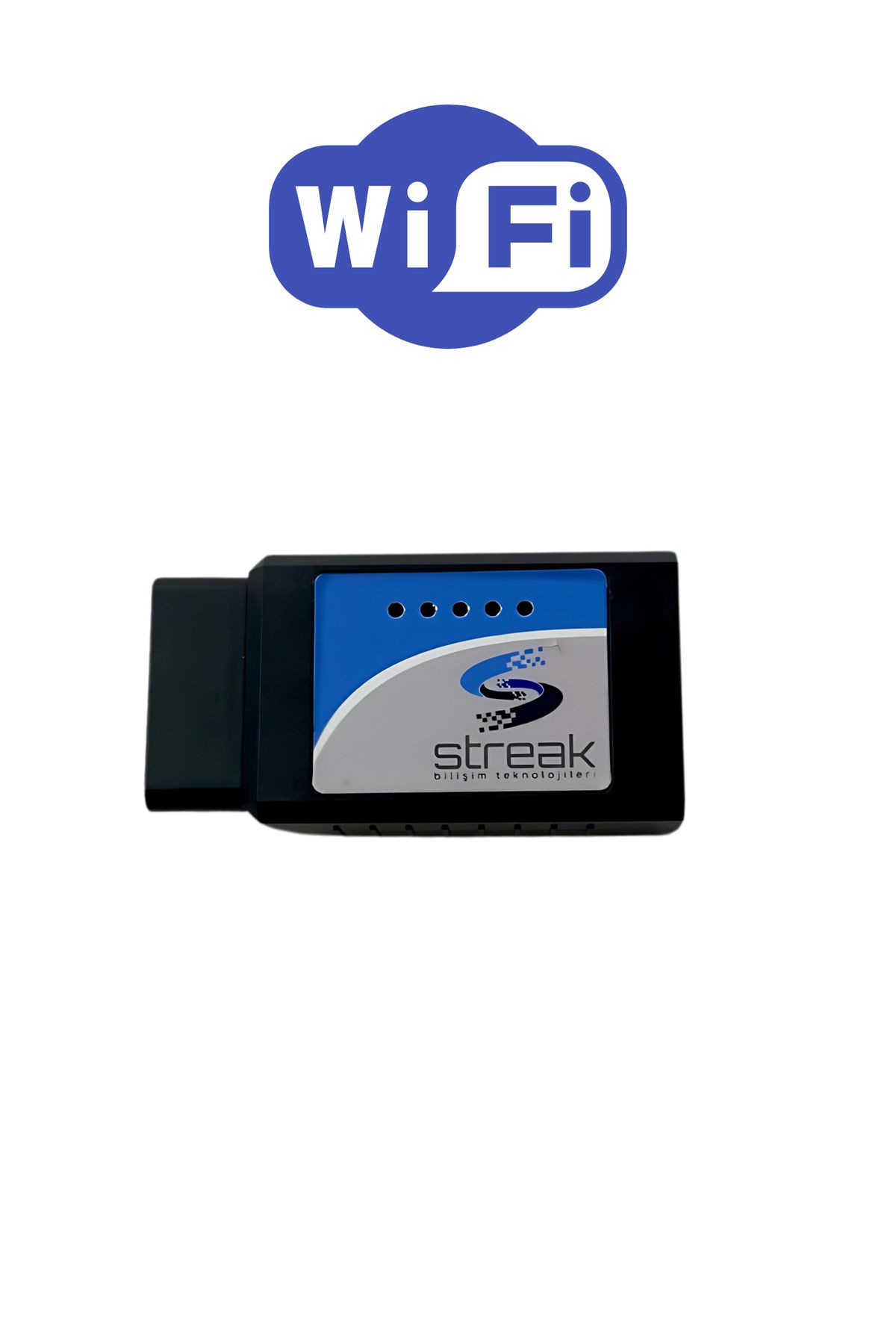 Streak ELM 327 WiFi Özellikli İOS Android Araç Oto Arıza Tespit Cihazı OBD2 V1.5