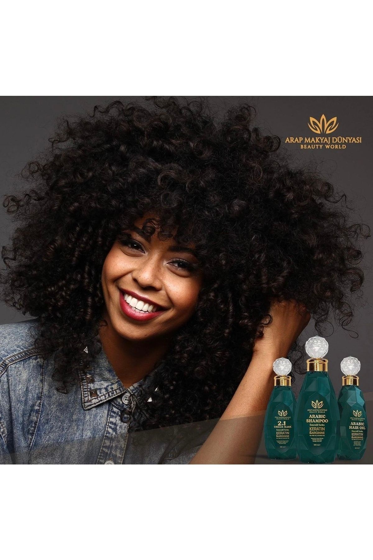 3'lü Set Arap Yağı 250ml & Şampuanı 500ml & Saç Maskesi Ve Kremi 250ml — Emerald3RBA — تصویر 5 از 8