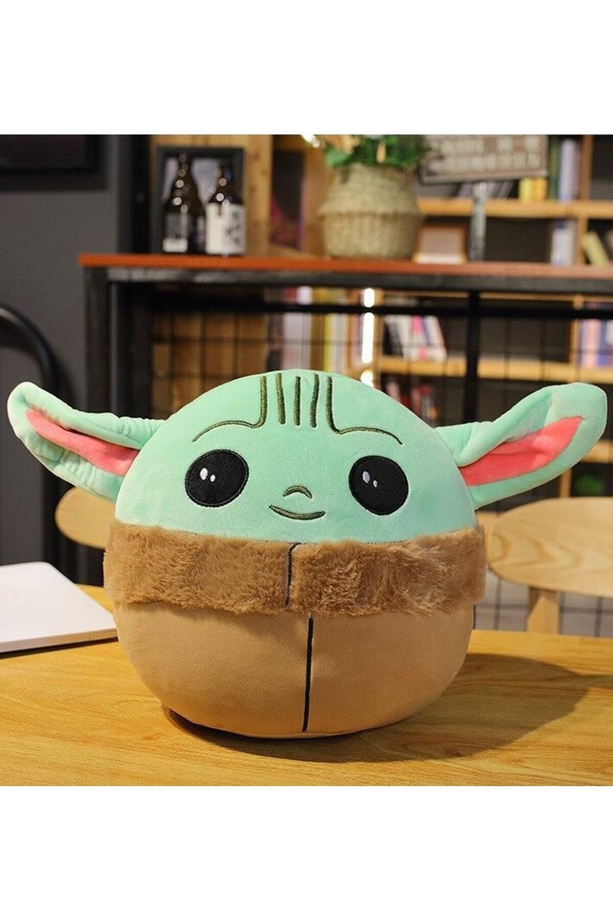 e-life shop-Imported Product Furry Fabric Baby Yoda Star Wars Mandalorian Baby Yoda Figure Plush Toy 20 Cm 3