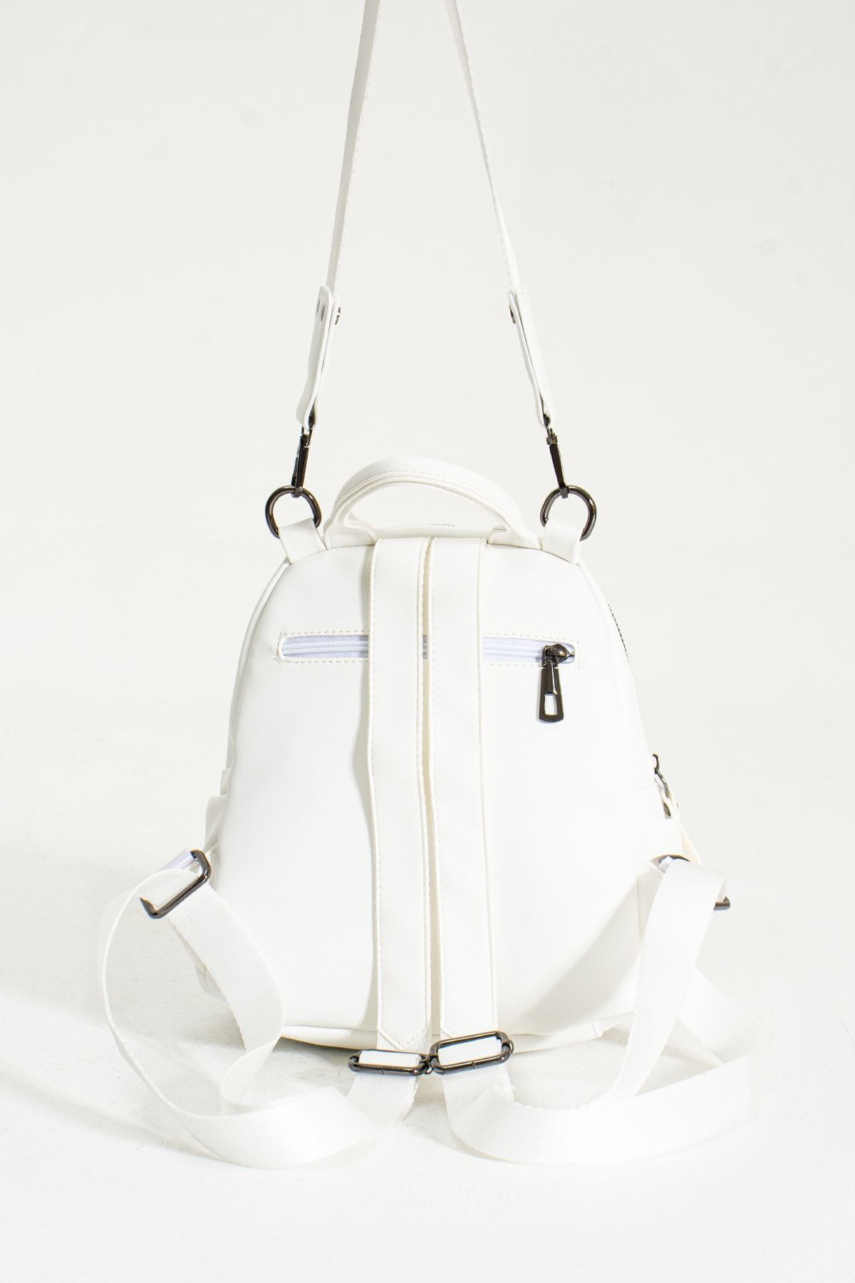 FiONA BAG Kadın Beyaz Sırt Ve Omuz Çantası Taşıması Kolay Ve Çok Kullanışlı fotoğrafı 3 (önizleme)