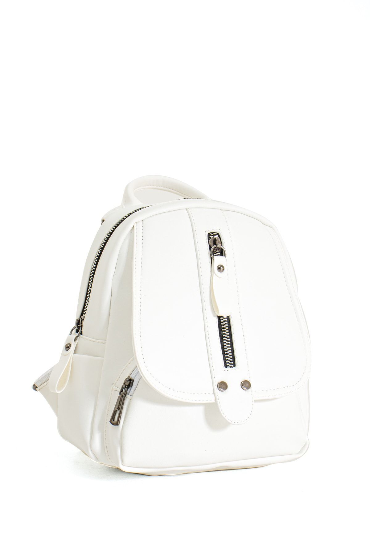 FiONA BAG Kadın Beyaz Sırt Ve Omuz Çantası Taşıması Kolay Ve Çok Kullanışlı fotoğrafı 4 (önizleme)