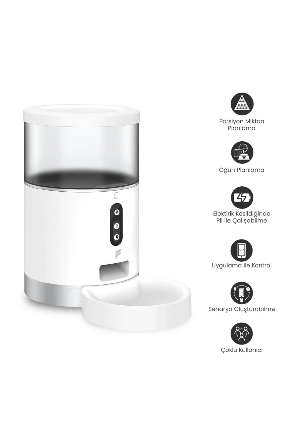 Fonri-Cat Dog Smart Food Container Automatic Food Container Wifi and Smart Security Camera Remote Control 4