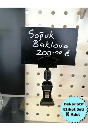 Özfiliz Mağaza Ekipmanları Siyah Mandallı Fiyat Etiket Seti, Mandallı Etiket ...