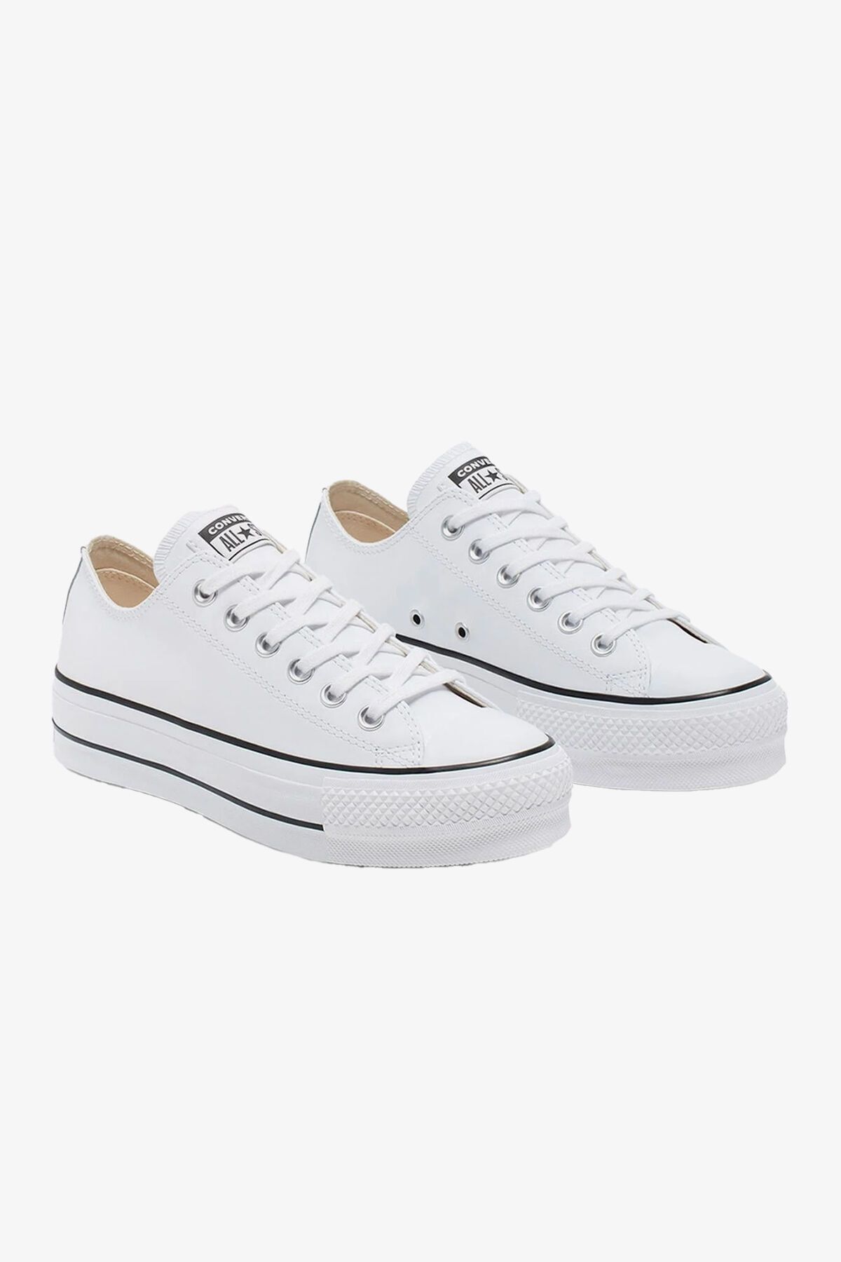 converse-Chuck Taylor All Star – Schwarzer Plateau-Sneaker für Damen 561680 C 3