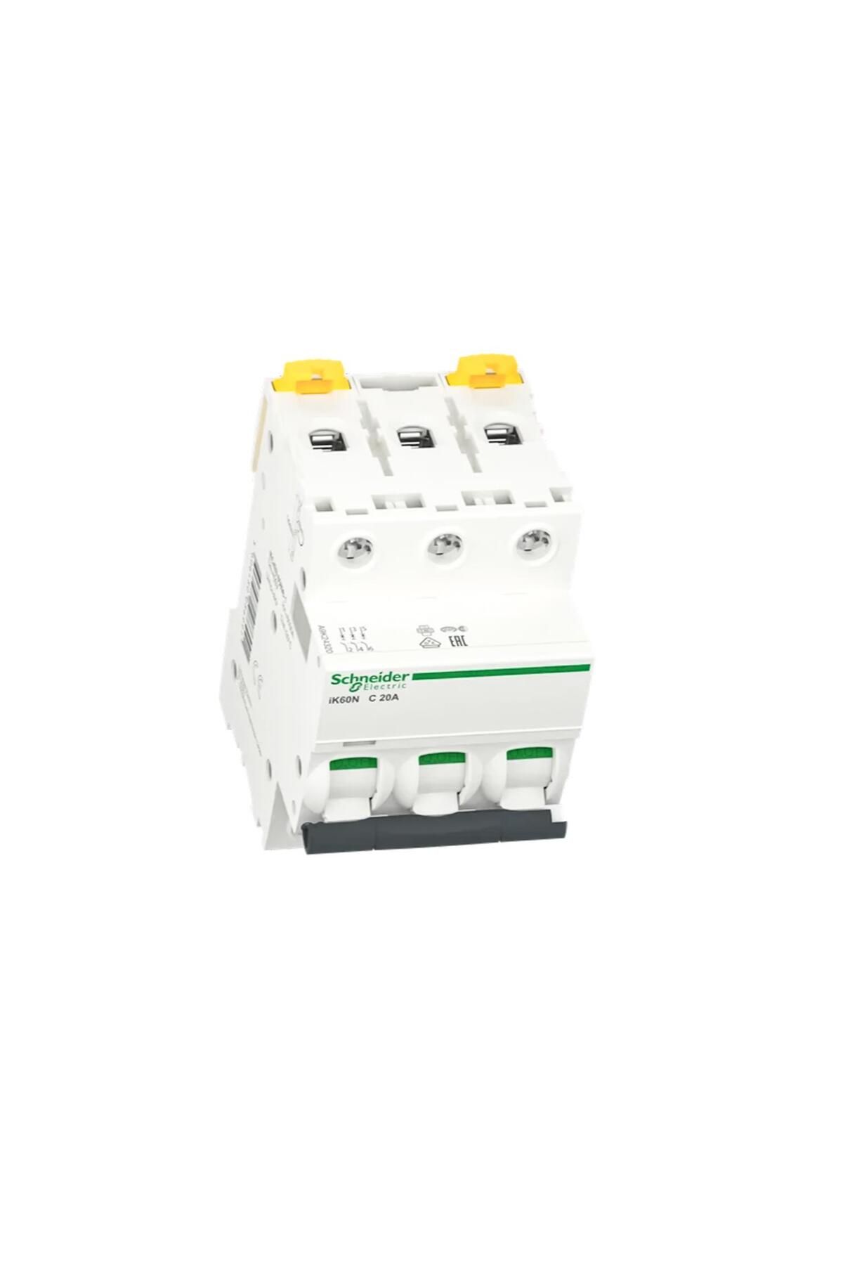 Schneider Electric-Acti9 Ik60n A9k24320 20a - 3P 6KA C Curve Fuse 3
