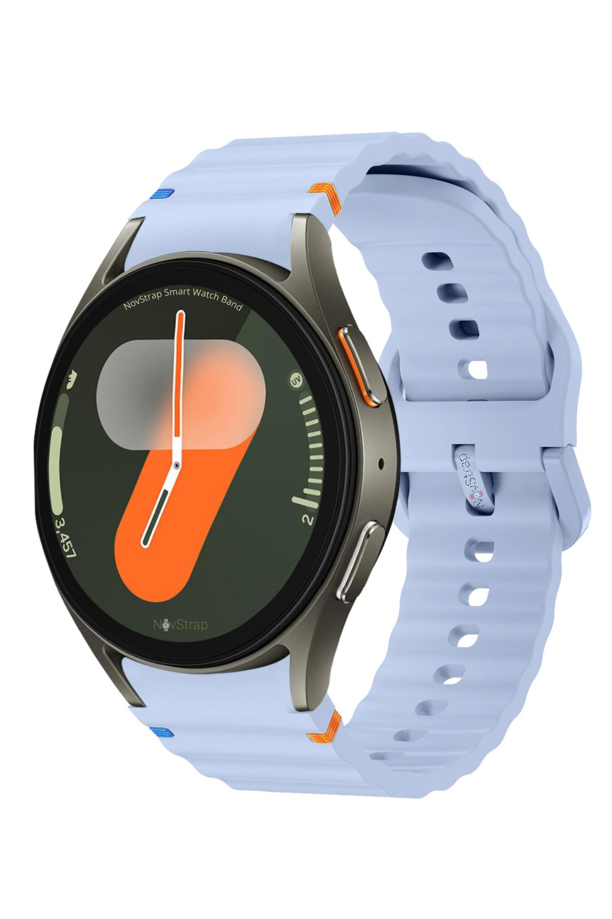NovStrap Samsung Galaxy Watch 7 Fe 6 5 4 40 44 Classic 42 43 45 46 mm ile Uyumlu Kordon Wavy Silikon Fiyat Yorumlar Trendyol
