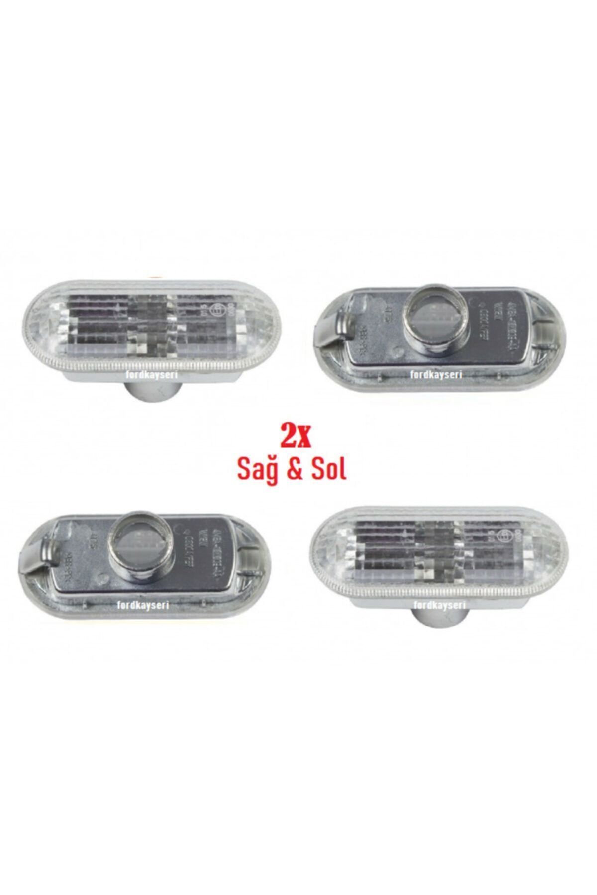 FASE Focus Çamurluk Sinyali Beyaz Sağ-sol Takım 2 Adet
