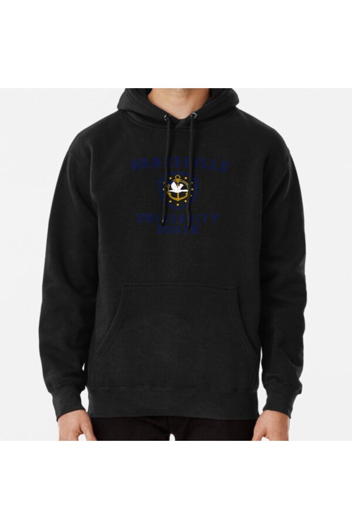 ZOKAWEAR Brakebills South Color Hooded Sweatshirt Printed Trendyol