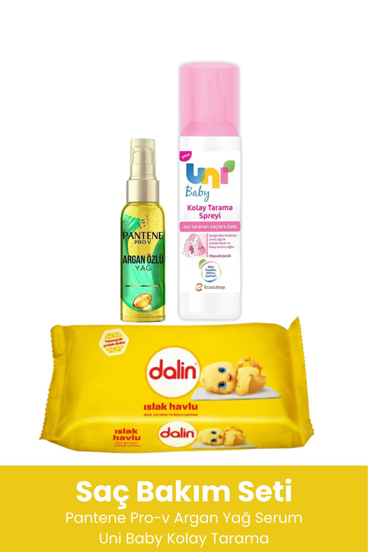 Islak Mendil 56 Yaprak + Argan Yağı ve Kolay Tarama Hediyeli