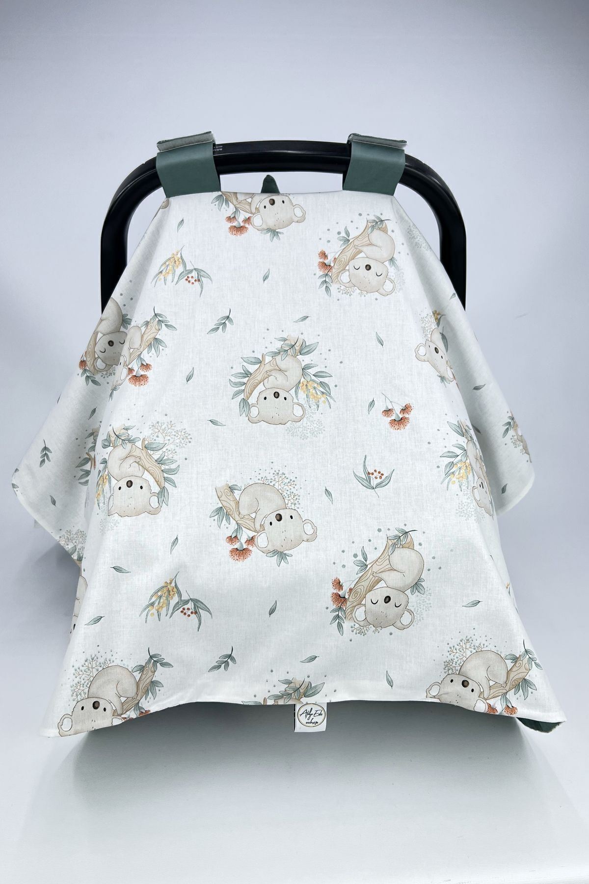 Atölye Eda Exclusive Koala Desen Puset Örtüsü Minderi Çarşafı 3 Parça fotoğrafı 3 (önizleme)