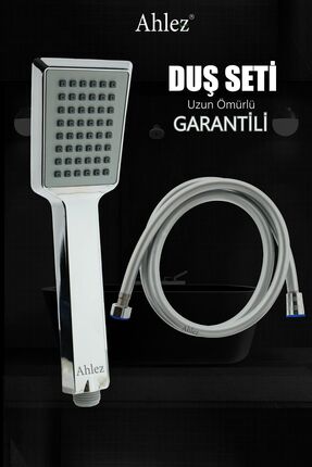 Ahlez Arya Duş Başlığı + Pvc Duş Hortumu Duş Takımı Duş Seti