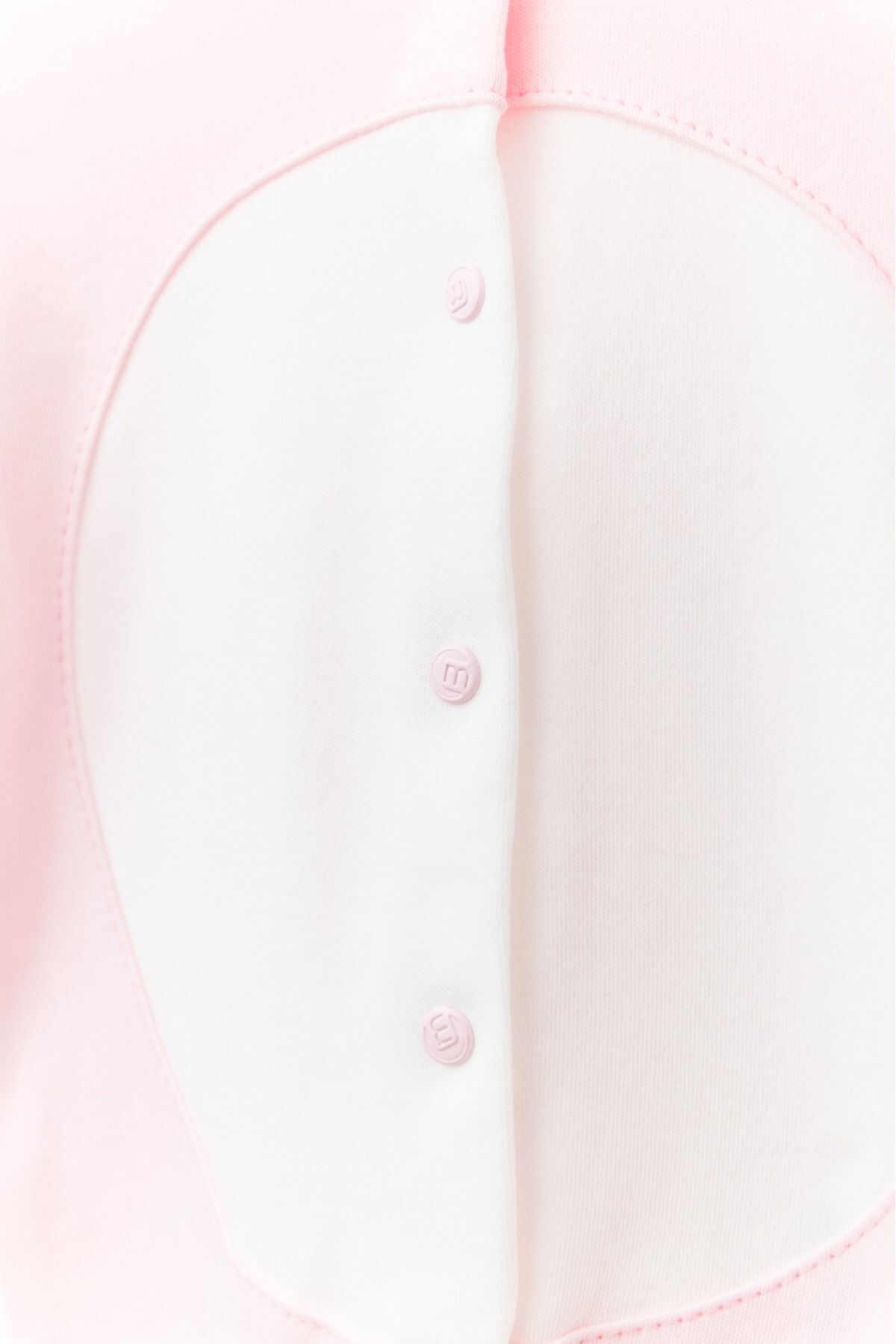 Minimus Yenidoğan Kız Bebek Takım Tavşan 5'li Ponponlu Hastane Çıkışı Pamuklu Bebek Tulum Zıbın Seti Pembe fotoğrafı 4 (önizleme)