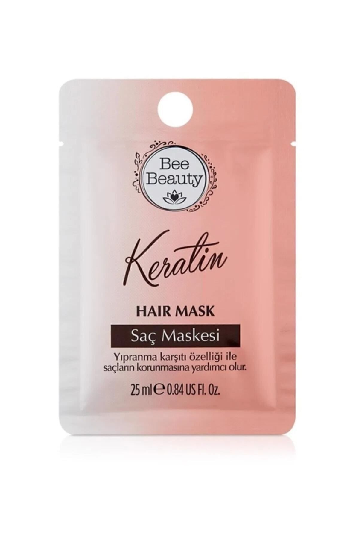 Bee Beauty Keratin Saç Maskesi 25 ml (1 ADET) Tek Kulanımlık