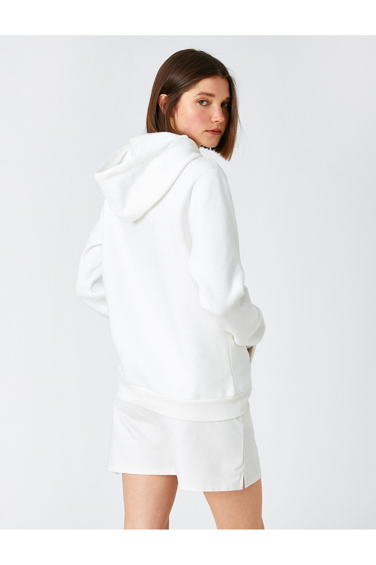 سویشرت زنانه اکرو کوتونKoton | 3WAL10030IK اورجینال - تصویر 4