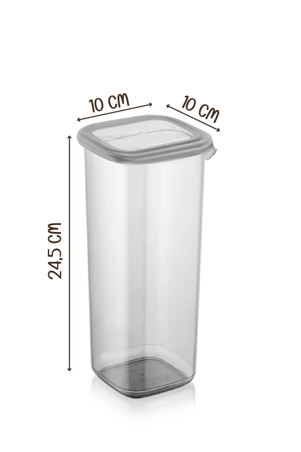 Kitchen Life-Full+Full Set 36 Pieces Labeled Square Food Storage Container Set x12(1750ml-1200ml-450ml) Microwave Set 2