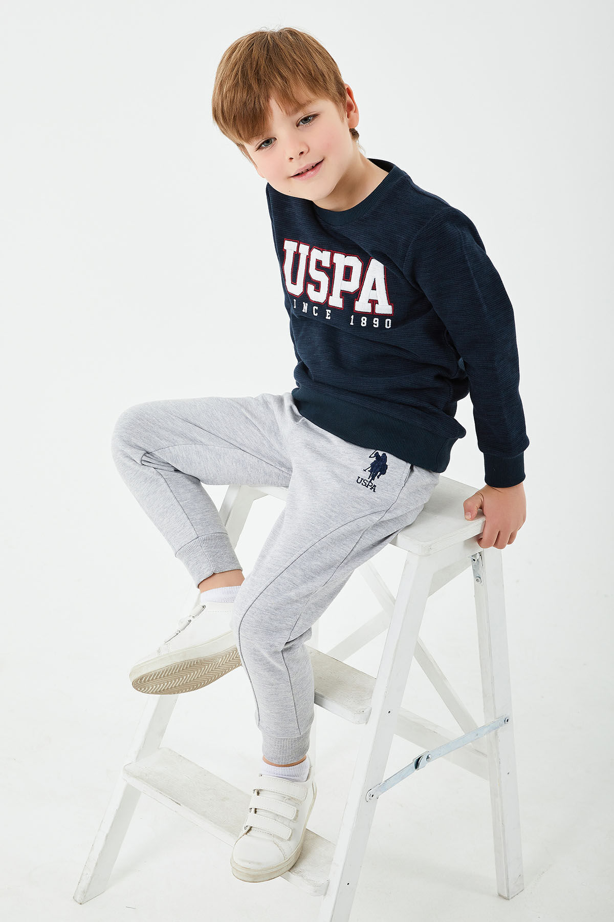 شلوار گرمکن پسرانه آبی سرمه ای یو اس پولوU.S. Polo Assn. | US1178-C اورجینال - تصویر 3