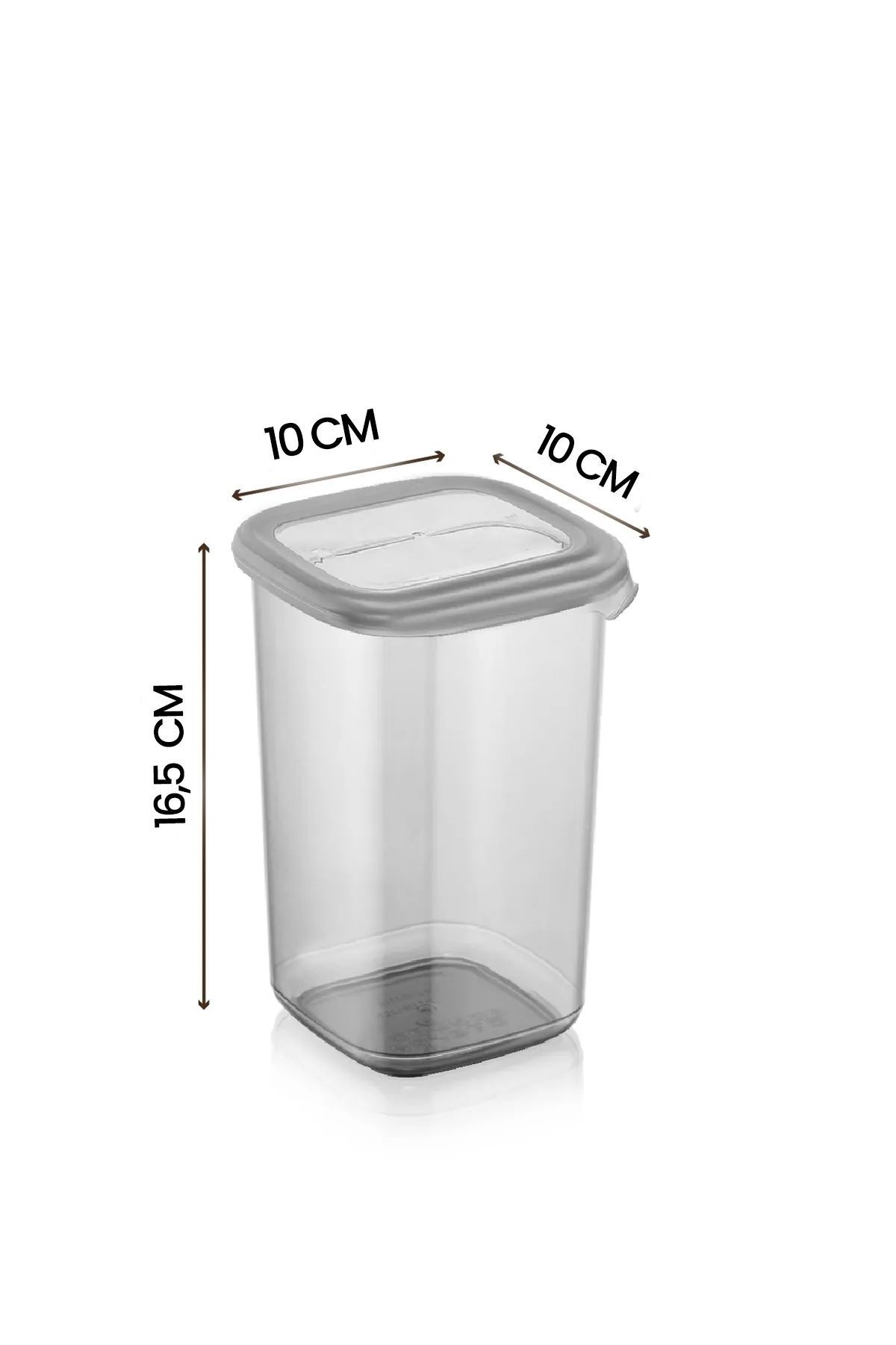 Kitchen Life-Full+Full Set 36 Pieces Labeled Square Food Storage Container Set x12(1750ml-1200ml-450ml) Microwave Set 3