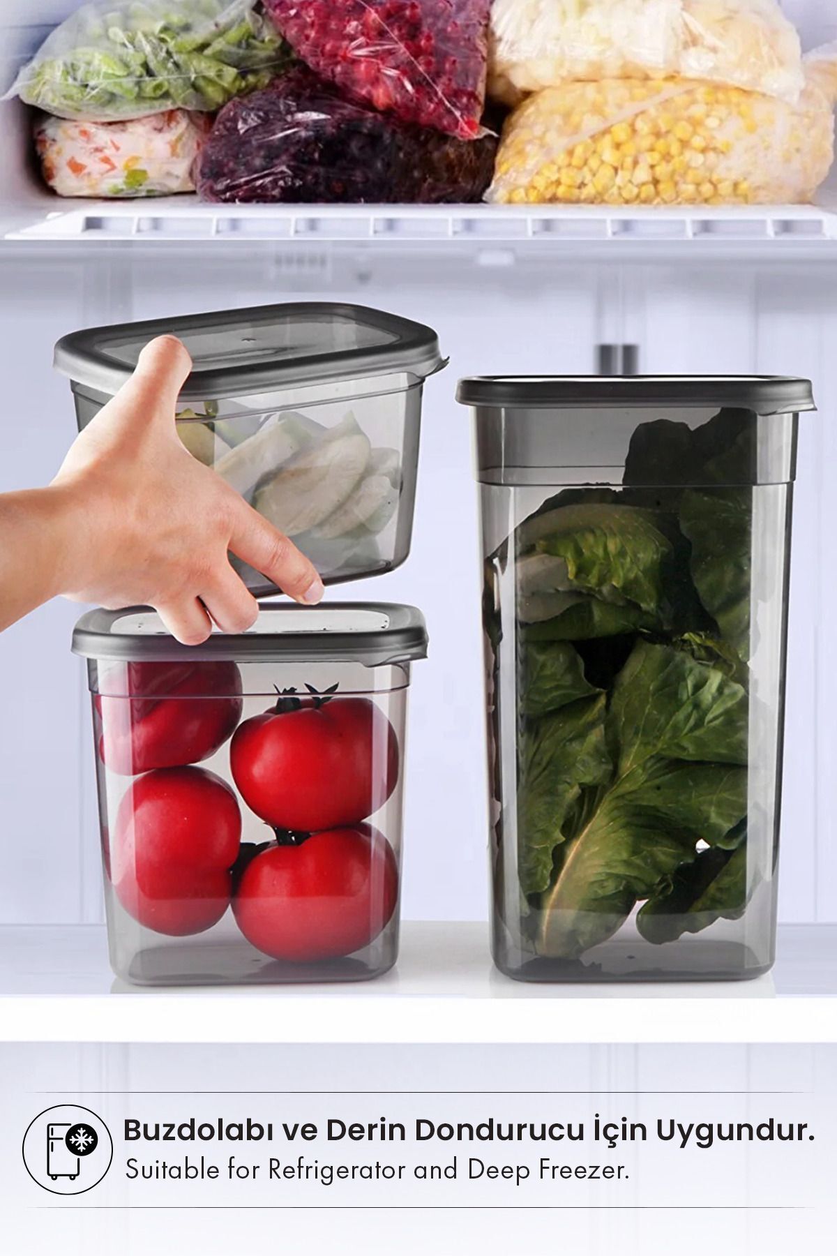 Kitchen Life-Set of 12 Labeled Moly Rectangular Storage Containers 1300ml Breakfast Bowl with Lid - Multiple Sets Can Be Made 2