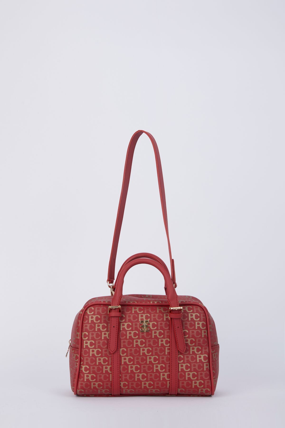 Pierre Cardin-Tram Alphabet Red Women's Shoulder Bag 05PO22Y1557 7