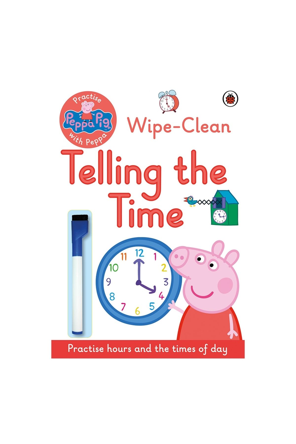 Penguin Books-Peppa Pig: Practice With Peppa: Wipe-clean Telling The Time 1