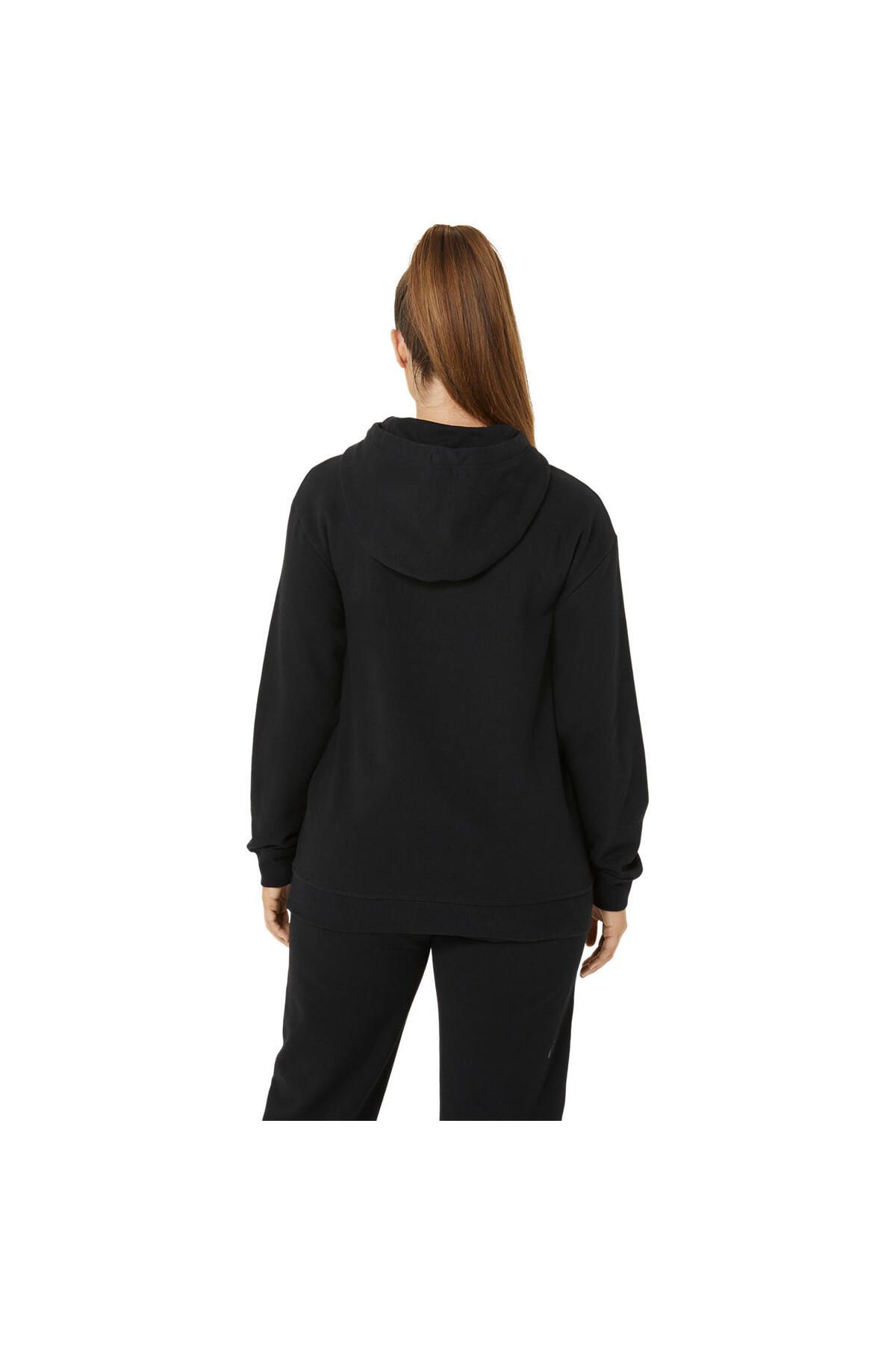 Asics Logo Oth Hoodie Kad n Siyah Sweatshirt 2032c845 002 Kad n Giyim