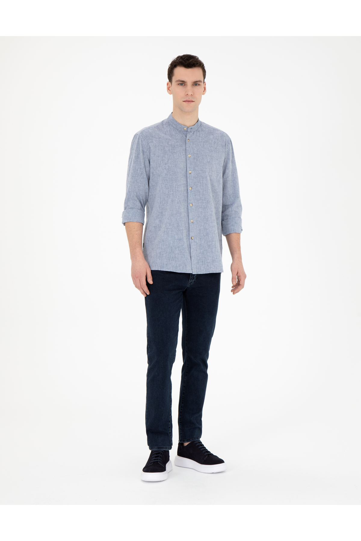 پیراهن مردانه پیر کاردین | 50288526-VR033 Pierre Cardin - Image 4