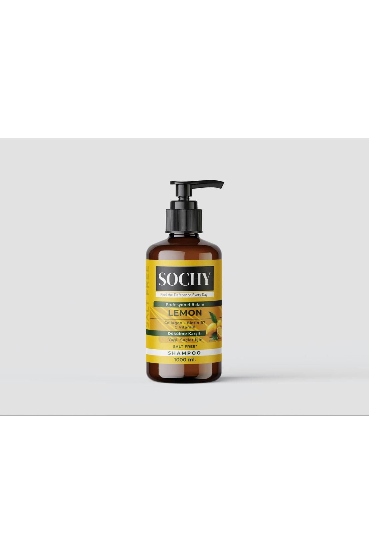 KRN GLOBAL GROUP-Sochy 1000 ml Lemon Extract Salt-Free Shampoo 2