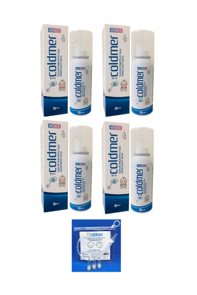COLDMER Bebek İzotonik Doğal Deniz Suyu Burun Spreyi 4’LÜ+Burun (Nazal) Aspir...