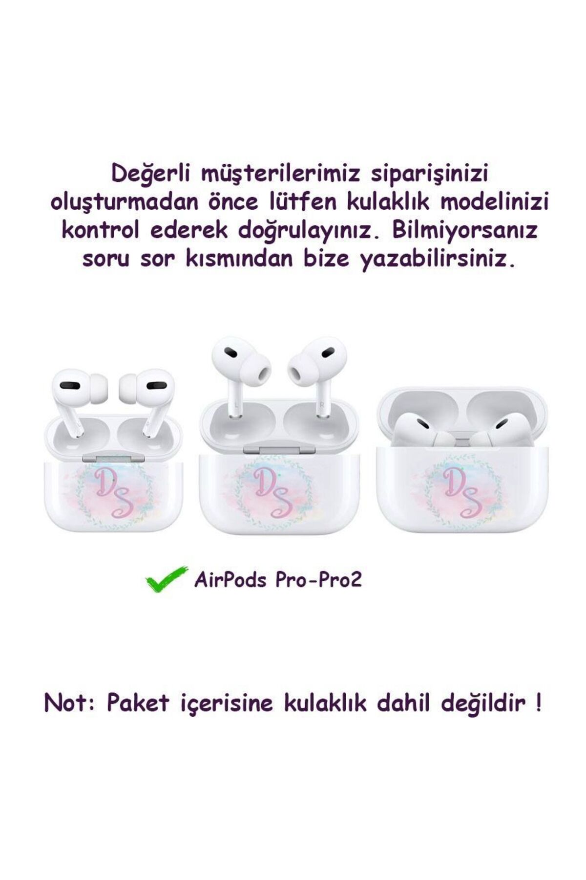 Airpods Pro Ve Pro 2. Ile Uyumlu Kelebek Ve Kalp Figürlü Kulaklık Kılıfı 3