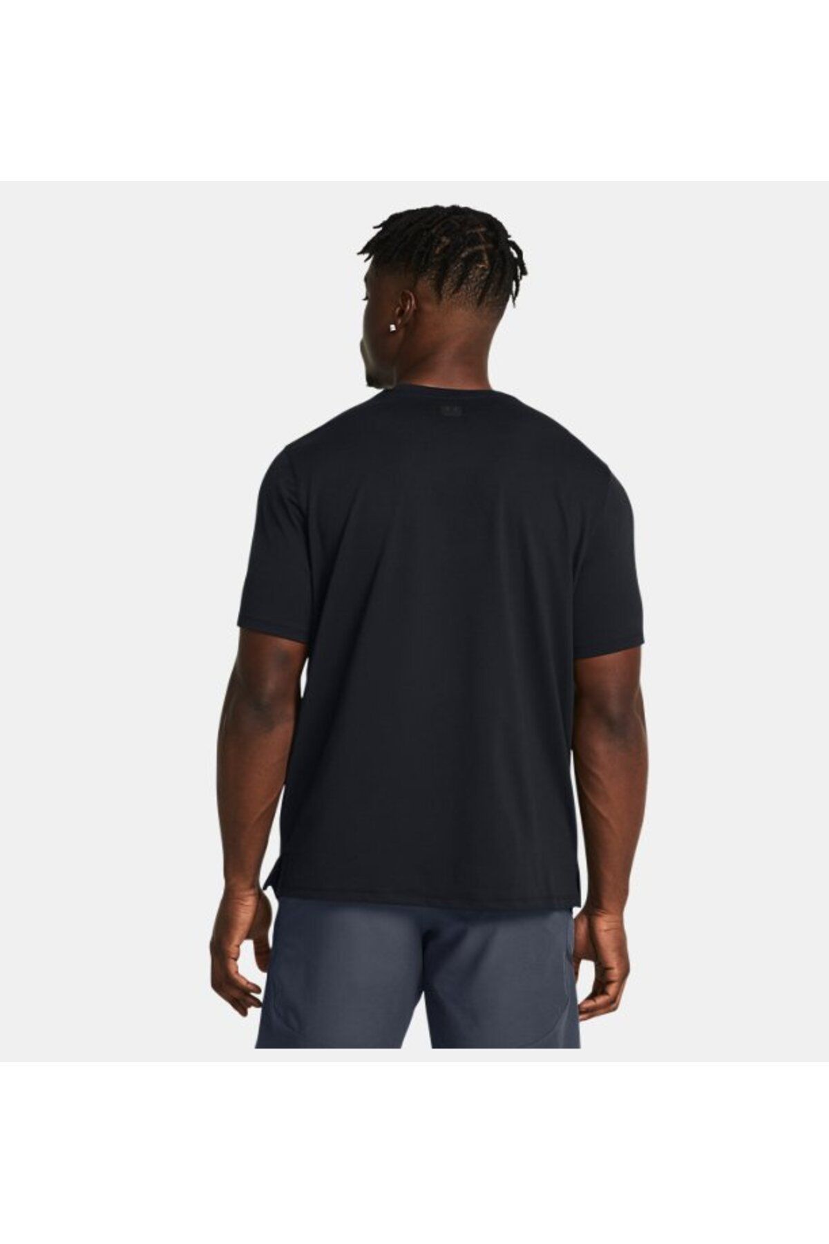 تی شرت ورزشی مشکی مردانه آستین کوتاه MALE 001 اورجینال Under Armour