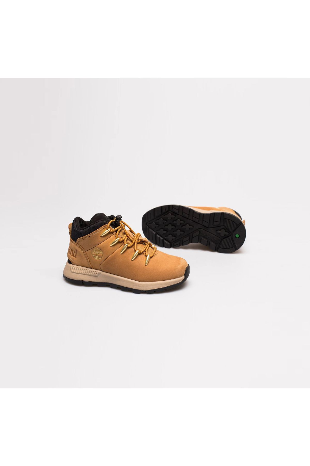 Timberland Mid Lace Up Bebek Kahverengi Bot Cocuk Ayakkab