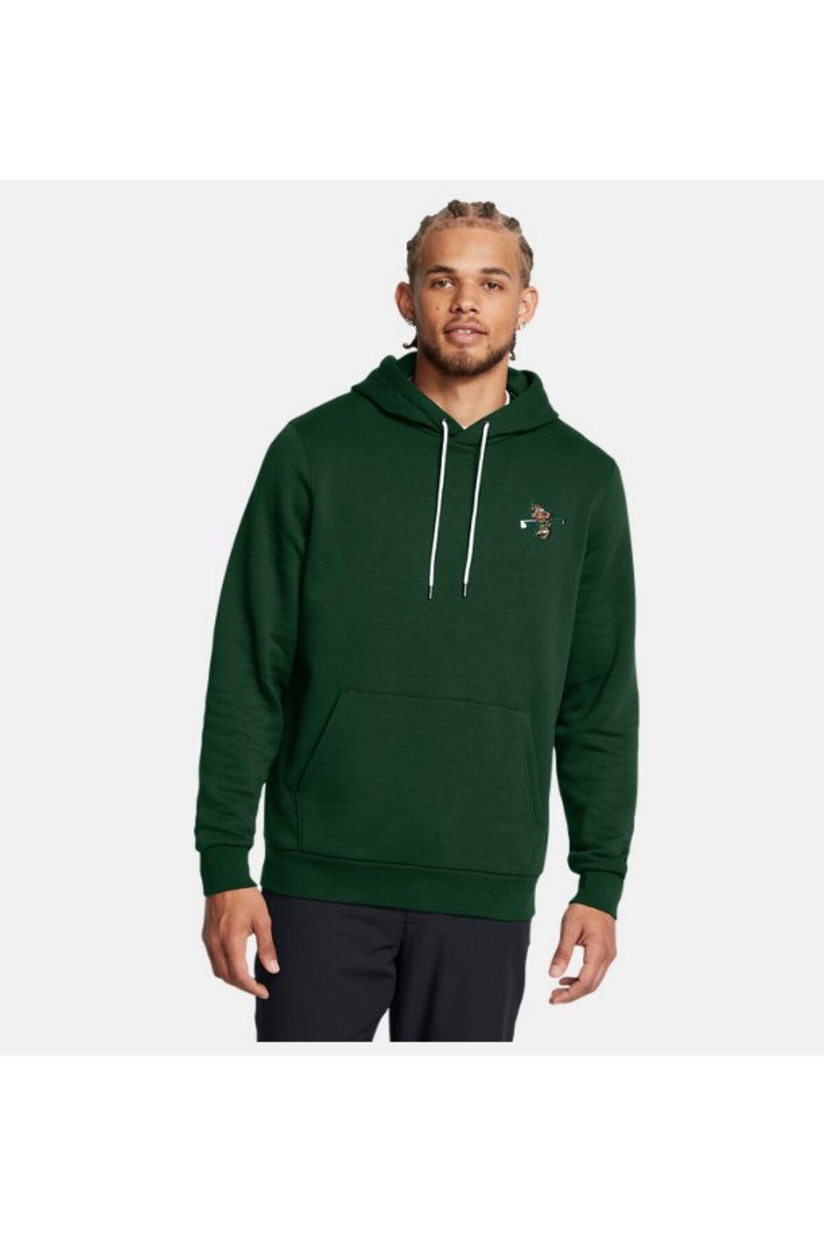 سویشرت ورزشی سبز مردانه نماد UA اورجینال Under Armour