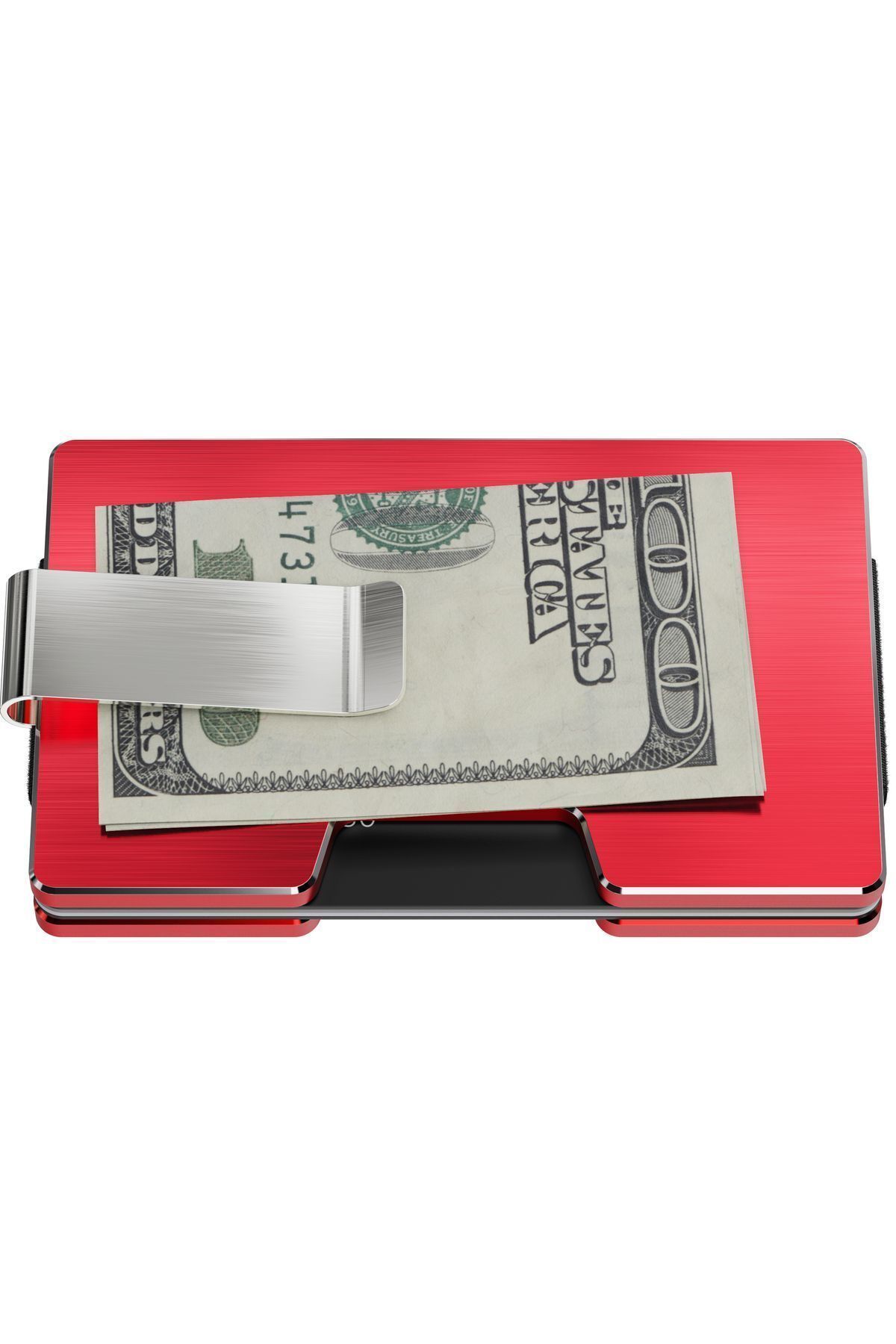 کیف پول و جاکارتی مینیمالیستی با محافظ RFID - مدل Cardx Detroit (رنگ قرمز) Louise Motto