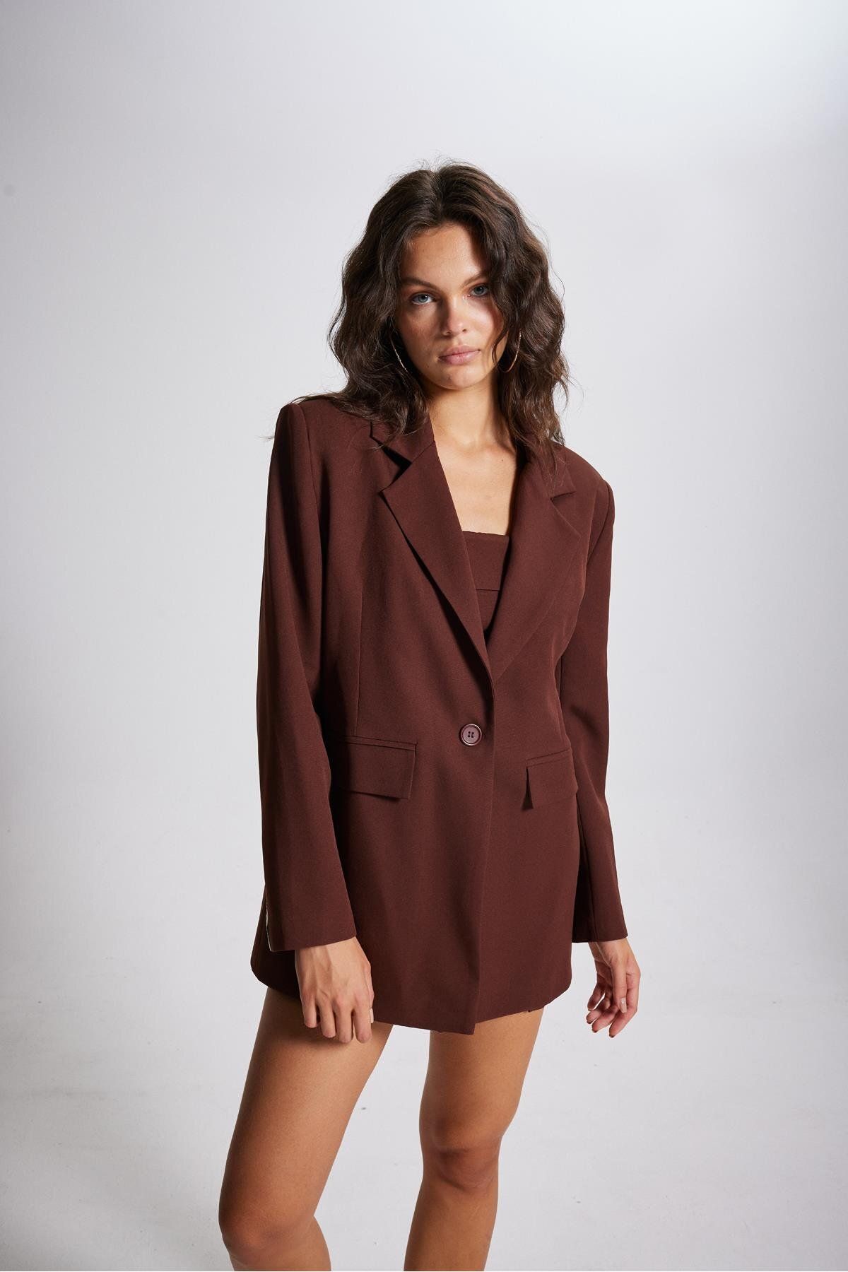 HOLLY LOLLY-Barna Panky Blazer dzseki 3