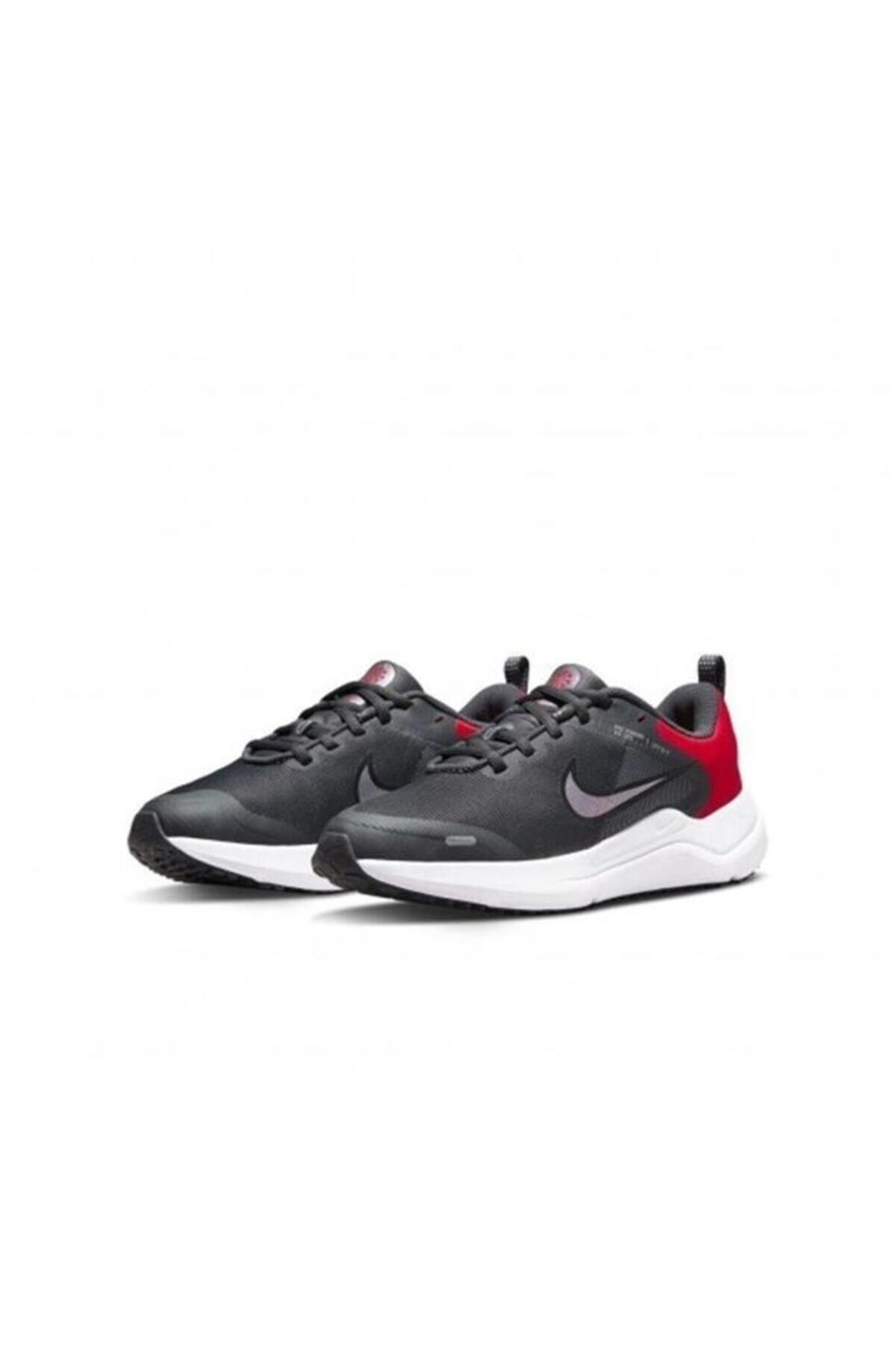 Nike-حذاء المشي للجنسين من Nike Downshifter 12 - أحمر/رمادي داكن DM4194-001 1