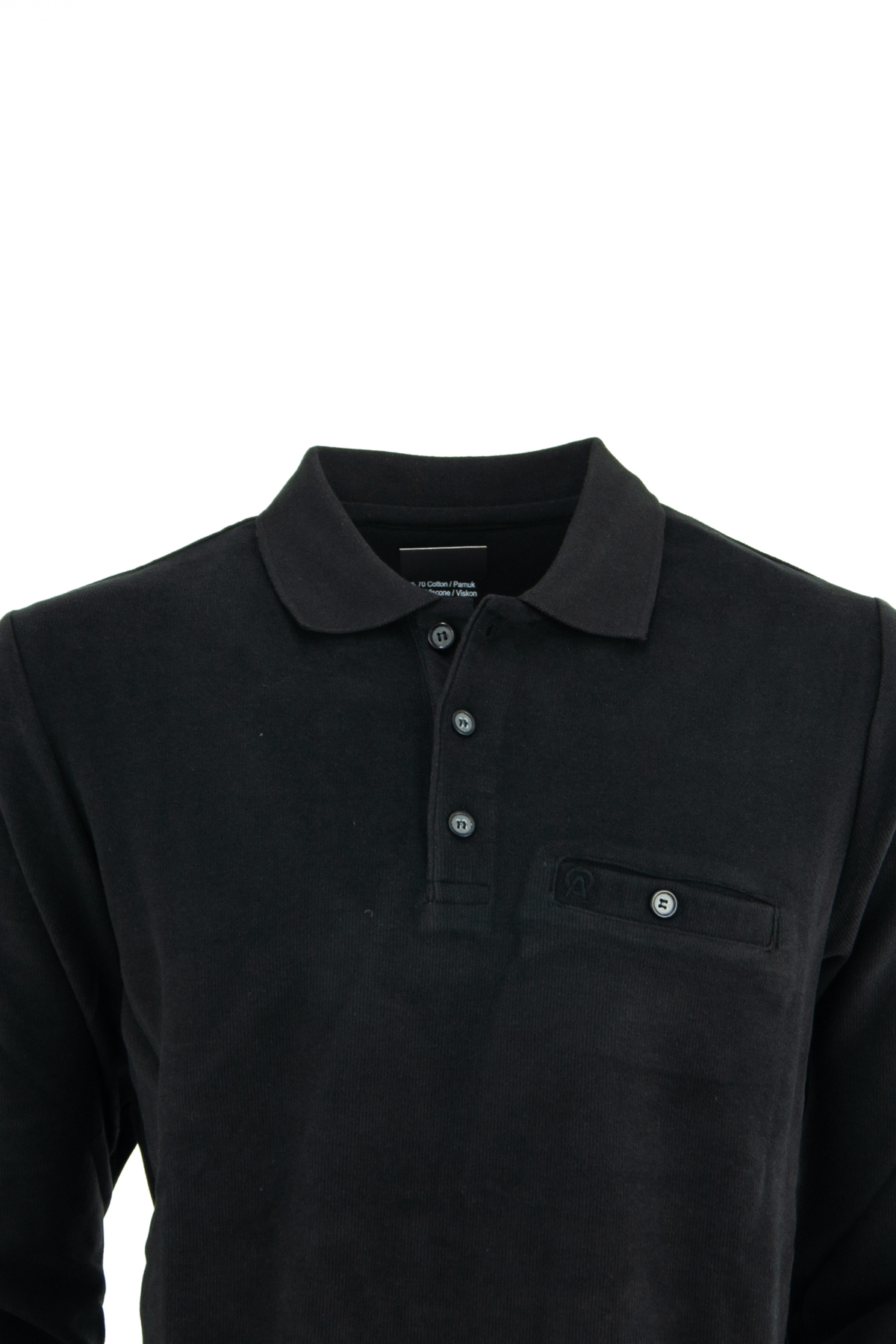 بافت و پلیور مردانه مشکی Oppland | OPPM2022EKRFOZBR30 اورجینال - تصویر 2