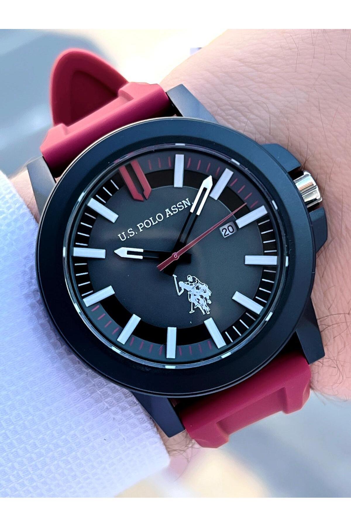 ساعت مچی ورزشی مردانه U.S. Polo Assn مدل 5 Atm ضدآب - بند سیلیکونی، Uspa.1029.B03