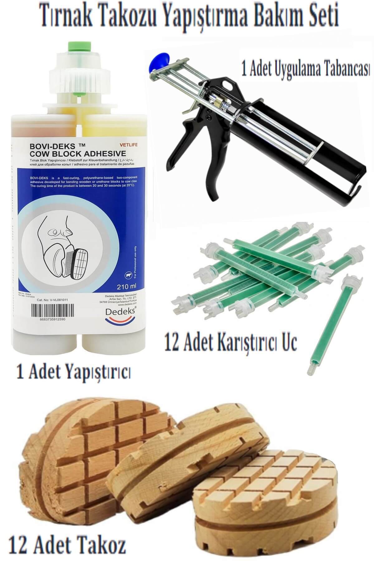 Dedeks BOVİDEKS Tırnak Bakımı Takoz Seti Sığır Büyükbaş Hayvan