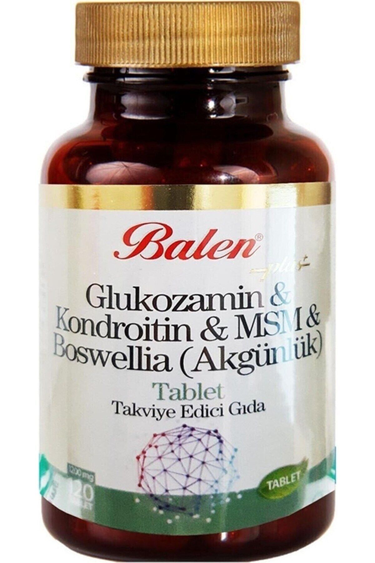 Balen Glukozamin Kondroitin Msm Boswelia 1200mg X 120