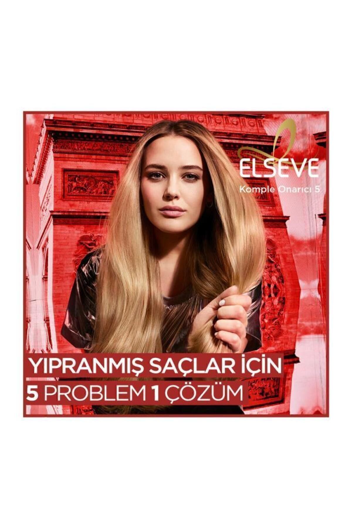 Komple Onarıcı 5 Yapılandırıcı Saç Kremi 360 ml 3'lü Onarıcı Saç Bakım Seti — PKTEKOSKX3 — تصویر 5 از 6