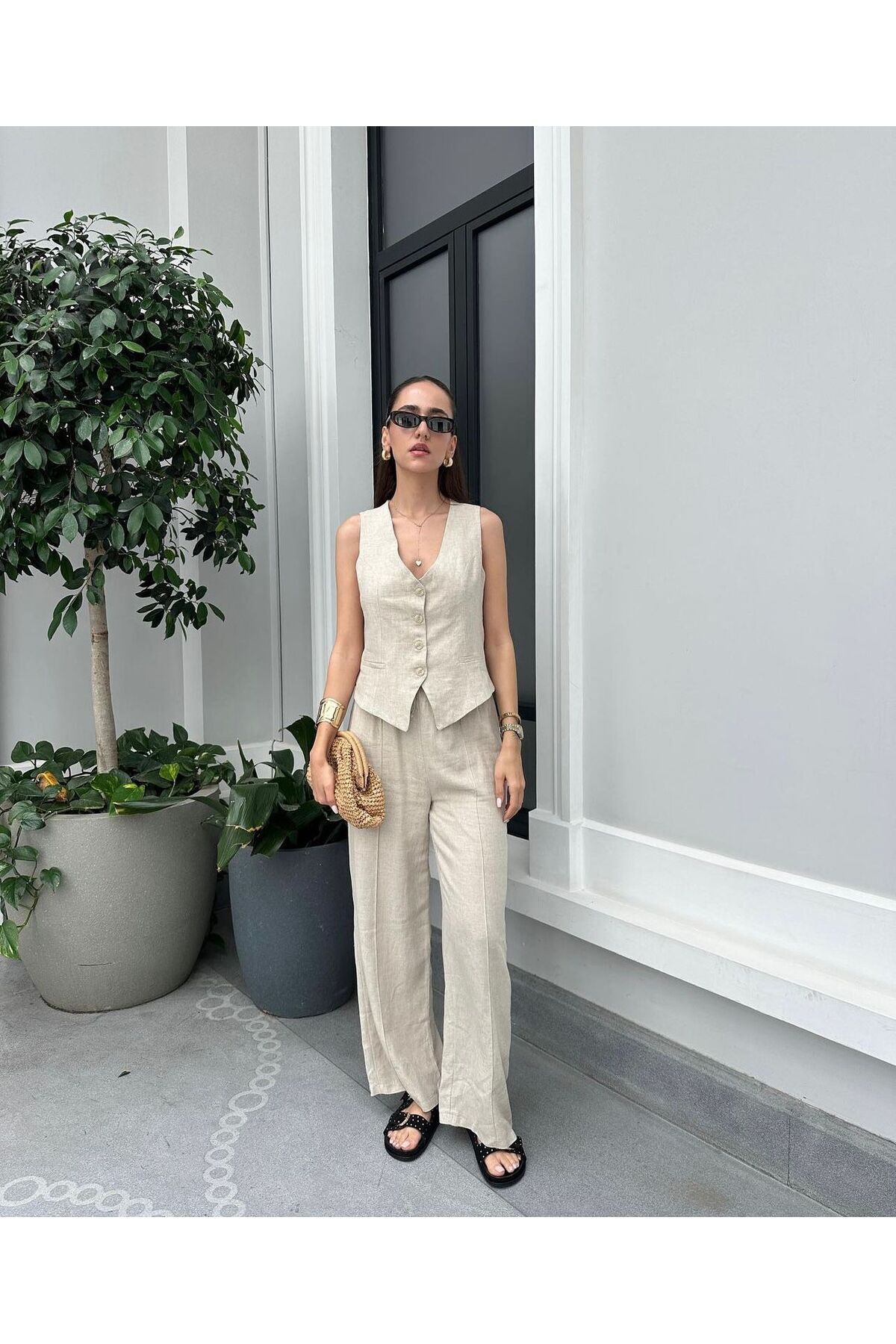 alt üst yelek takım