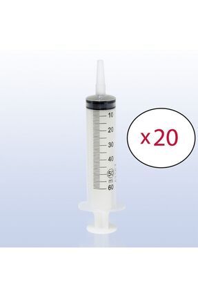 Ayset 50 ml (20 ADET) Beslenme Enjektörü Gavaj Çam Uçlu 50 cc Şırınga