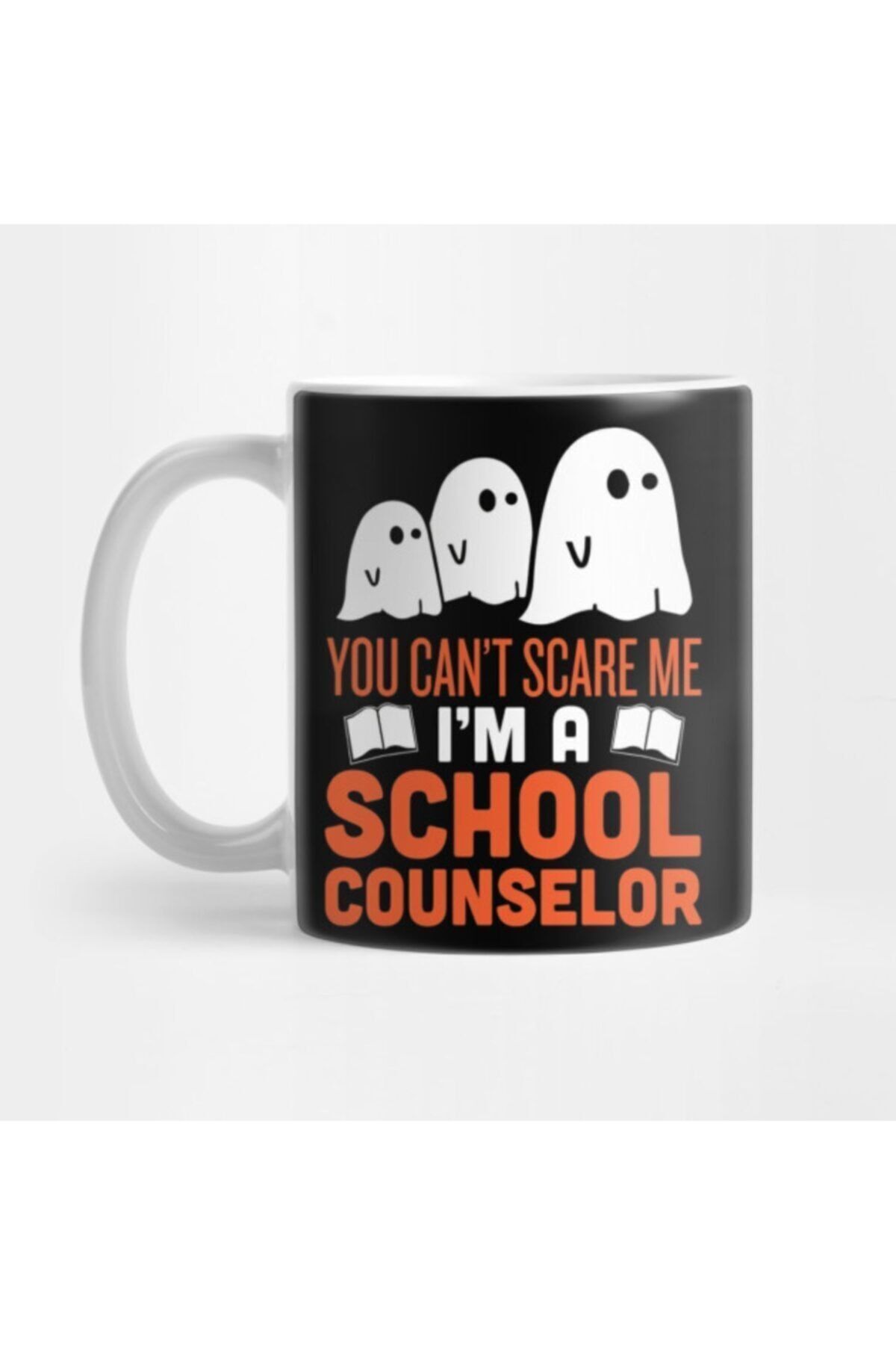 School Counselor Halloween Can_t Scare Me Ghosts Gifts Mug