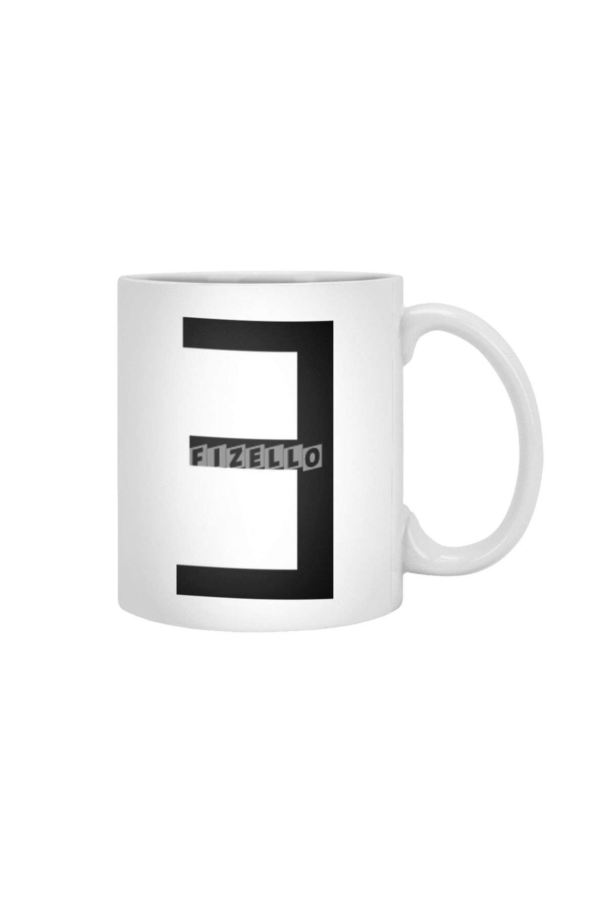 Fizello-White Cup - E Backwards Letter Maths Symbol Exists 2