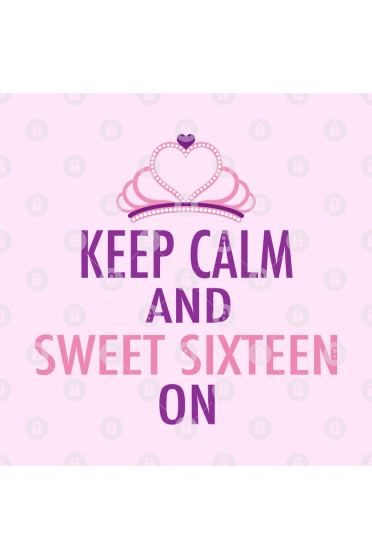 TatFast-Keep Calm Sweet Sixteen Ten Cups, Gift, Dowry, Presentation 2