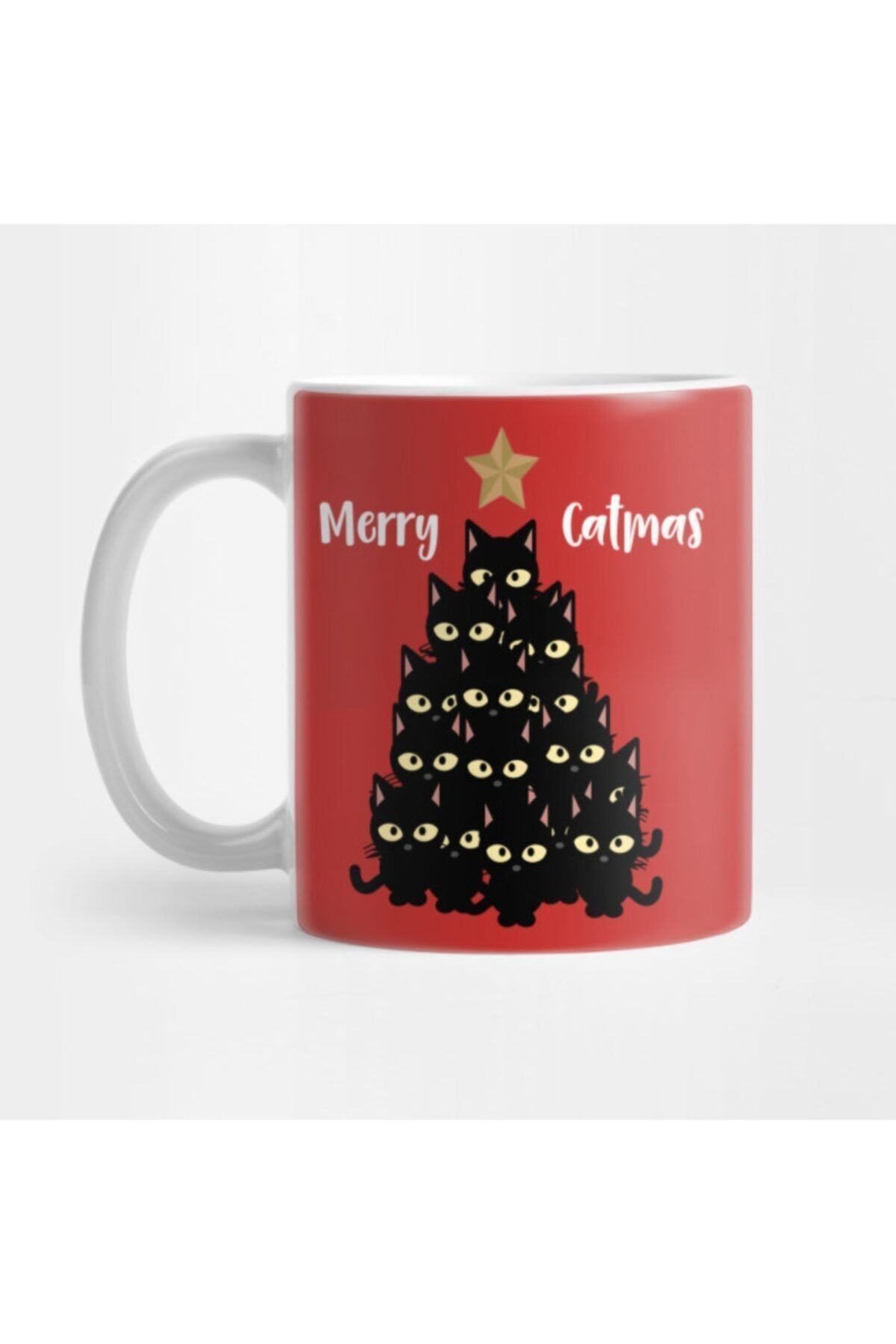 Merry Catmas Mug, Gift, Dowry, Presentation