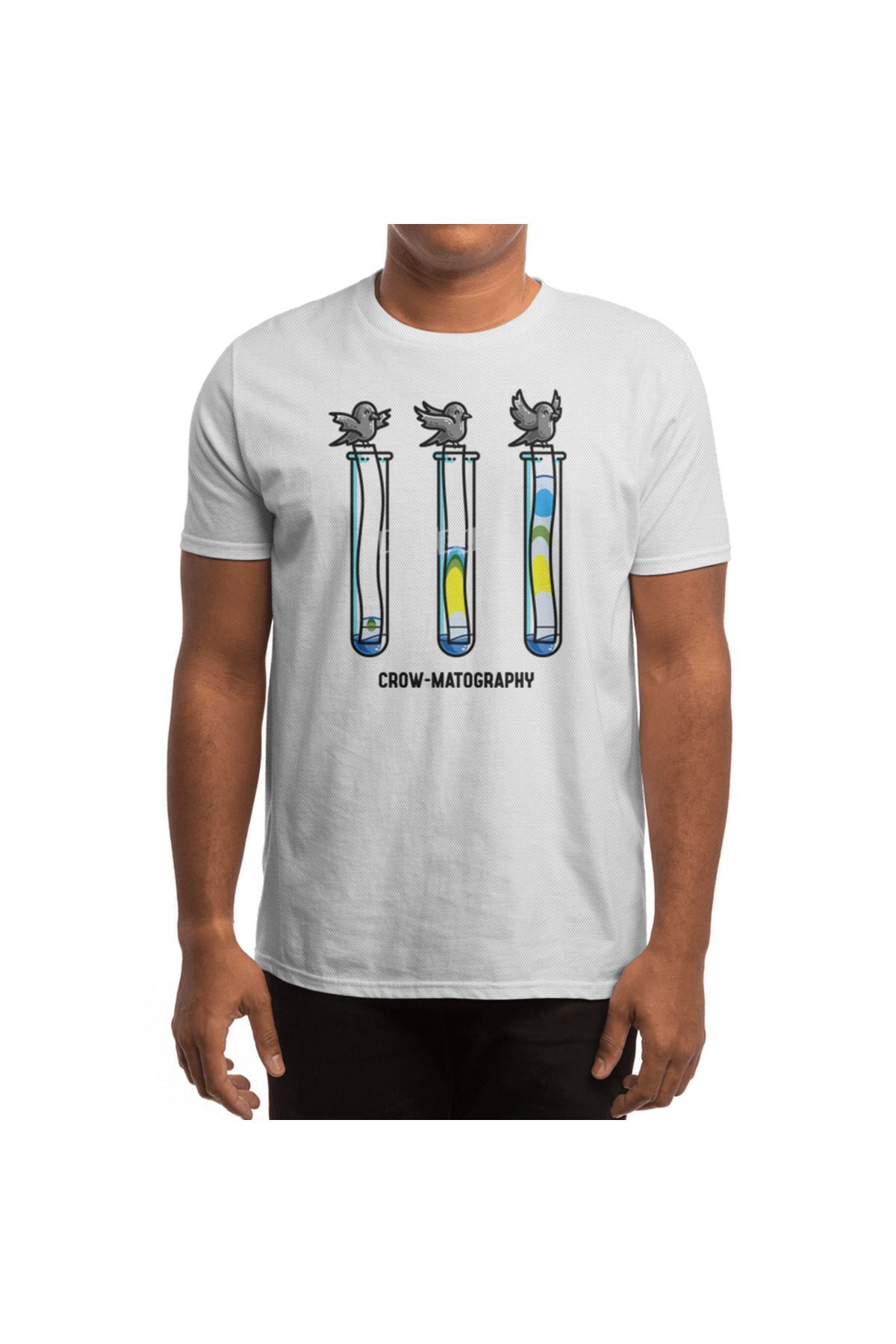 Fizello-Chemistry Chromatography Pin - Men's and Women's White T-Shirt 4